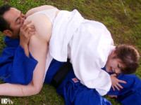 中田川祥子 夕鶴・中田川祥子 技あり!格闘一本攻め!