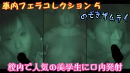  教授の車内フェラコレクション 5 のぞきザムライ