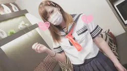  【削除危険】元キャバ嬢ゆきなちゃん♥清楚な雰囲気のセーラーコスプレにディルドオナニーがっつりはめはめ♥ HENTAIMAN