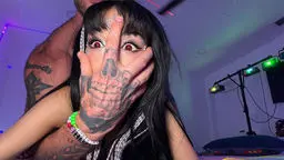 Bianca Bangs Deepthroats Brian Omally Then Takes His Cock Anal! RaveBunnys